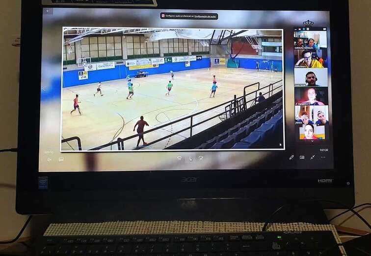 Imagen de una de las actividades que el Teldeportivo a realizado durante la cuarentena (Foto TA)